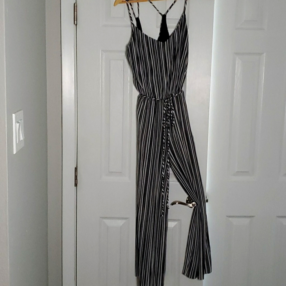 Boho striped jumpsuit